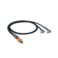 Lumberg Automation ASB 2-RKMWV/LED A 3-224/0.6 M Sensor Cables / Actuator Cables