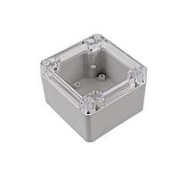 Hammond Manufacturing RZ0256C Enclosure LT GY PC W/CLEAR LID 3.23x 3.15x 2.17 IN