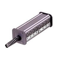 REAN NSB2C-12/4 XLR Connectors STAGE BX 12 IN F/SND 4 OUT MALE/RETURN