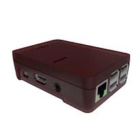 New Age Enclosures P2P-382612 Enclosures Raspberry Pi3 Enclosure 3.8 x 2.6 x 1.2 inch - Dark Red, Semi-Transparent