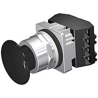 SIEMENS 52PM9W1G Standard Switches PUSHBUTTON,MOM,BLK,1 3/4" PLST,2POS,2NC