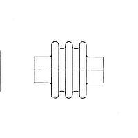 Yazaki 7157356280 Accessories CAVITY SEAL/BLIND PLUG BRN