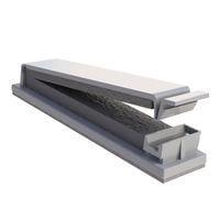 Essentra Components FCWSF-40-19 Clip, Flat Clamp,Flat,Adh Mnt,Foam Cntr,Nat
