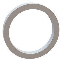 Essentra Components 17W08711 Flat Washer Flat Washer, .706 ID, .871 OD, .111 Thick, Natural, Nylon