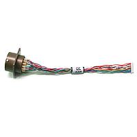 Amphenol SINE Systems P27910-E1 Cable Assembly Male Panl Conn, 8P 10A 160V, Crimp Cont