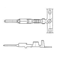 Yazaki 71141301 Terminals TERM 060 C M 1.5MM UNSLD