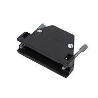 MH Connectors MHED-D25T-K Two Piece Backshell MHED 25 WAY HOOD BLACK, MALE