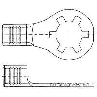 Molex 19074-0017 Ring STAR RING TONG TERM 14-16 AWG ST SZ 8