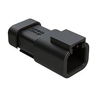 Amphenol SINE Systems ATP04-2P-MM01BLK Connectors 2 POS RECEPT MALE