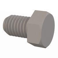 Essentra Components 0350013075 Cap Screw Unslotted Hex Bolt, 1/2-13 Thread, 3/4 Lg