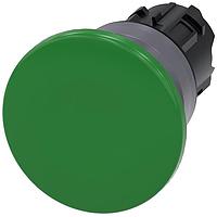 SIEMENS A6X30137803 Mushroom MUSHROOM PUSHBUTTON. 40MM. GREEN