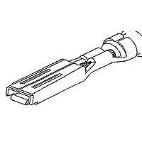 AMP Connectors - TE Connectivity 282110-1 Single Wire Seal (SWS) RECEPTACLE CONTACT Reel of 4000