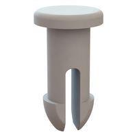 Essentra Components 27PIF0018 Push-In Push In Fastener, .128 Hole, .230 Panel Thk