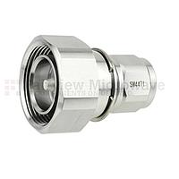Fairview Microwave SM4471 7/16 DIN Male to N Male Adapter (6 Ghz, IP67 UnMated)