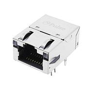 Pulse Electronics JXD1-1V07NL Connectors 100Base-TX 350uH Leds Green-O/Y EMI-Top/ Side