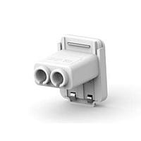 P&B 2213189-3 Connectors 2P 3A 400V 22-18 AWG W/COVER ITB POKE-IN