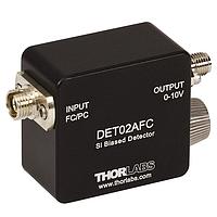 THORLABS DET02AFC High-Speed Fiber-Coupled Detectors (1 GHz, 400 - 1100 nm, 8-32 Tap)