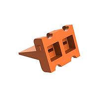 Amphenol SINE Systems AWP-4P Wedge ATP Series 4 Way Wedgelock Receptacle