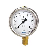 WIKA 213.53(250 Bar(Psi),dial 63,chân đứng 1/4") Pressure Gauges