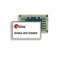 u-blox SARA-R510AWS-01B AWS IoT Modules LTE-M AWS IoT ExpressLink global module UBX-R5 Cat M1, Security LGA, 16x26 mm, 250 pcs/reel