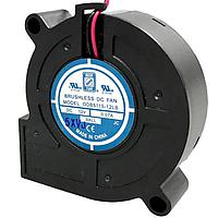 Orion Fans ODB5115-24MB Blower DC Blower, 51x51x15mm, 24VDC, 3.4CFM, 1.2W, 35.2dBA, 4500RPM, Ball, Lead Wire