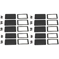 Hammond Manufacturing 1457KWPF-10 Extruded End Panel/Gasket w/Flange, Pack 10