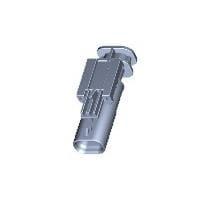 AMP Connectors - TE Connectivity 1-1703498-4 Tab Housing 2POS TAB 1.2X0.6 TAB HSG ASSY