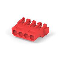 AMP Connectors - TE Connectivity 794036-3 Receptacle Housings 4P PLUG CONN IDC 22AWG