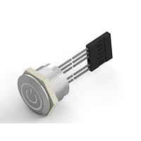 Alcoswitch - TE Connectivity 2342835-2 Pushbutton Switches AVC19L Flat AIO Red RL 500mm/1x6