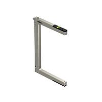 Banner Engineering SLM180N6Q Distance Sensor Modules - Finished Units SLM Series: Rugged Nickel-Plated Metal Fixed-Distance Slot Sensor; Slot Width: 180 mm; Input 10-30 V dc; Output: NPN; 3-pin M8 Integral QD