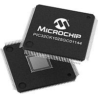Microchip Technology PIC32CK1025GC01144-I/4KB MCU's ENET and CAN, CM33,1024KBFlash,256KBRAM,120MHz,144Pin,TQFP,USB-HS
