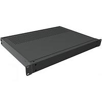 Hammond Manufacturing RMCV190113BK1 Instrument Rackmount Chassis 1.75x17x13" Vented