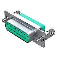 Amphenol Positronic RD25S000ES/AA Receptacle DSUB 25F CRIMP LC SS