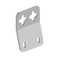 Banner Engineering SMB55S Sensor Hardware Bracket: 15 Degree Offset; 12-gauge stainless steel 15 degree offset bracket; Used with R55 Color Mark sensors
