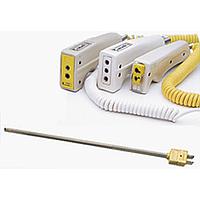 OMEGA HDX-SET-NP-E-SMP Quick Disconnect Handheld TC Probes with Removable Handle (Thermocouple, E, 730 °C, Penetration Probe)