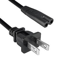 Qualtek Electronics 223051-01 AC Power Cord 18AWG 7A 1M NORTH AMER BLACK