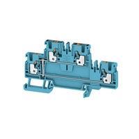 Weidmuller 1547660000 DIN Rail Terminal Blocks A2T 2.5 VL BL