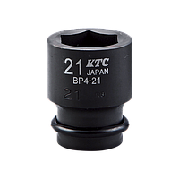 KTC BP4-21P 1/2"Sq. Impact Socket (Standard / With Pin & Ring) (21mm)