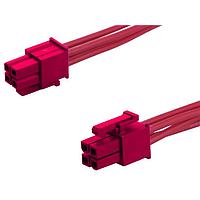 Molex 226196-1042 Discrete Wire Mini-Fit Versa Color-to-Mini-Fit Versa Color ASSY 4.2P DR 150mm Lgth 4 Ckt Red