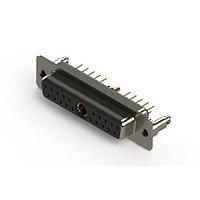 EDAC 628-21W1224-1TD Mixed Contact D-Sub Connectors Vertical Combo Dsub