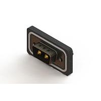EDAC 627W2W2-224-2ND Mixed Contact D-Sub Connectors Vertical Waterproof Power Combo D-Sub Connector