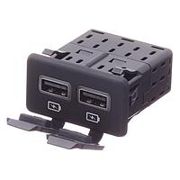 Molex 68532-4462 Battery Chargers IN-VEH DUAL PORT USB CHGR W/BKLGHT & CVR