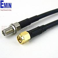 Fairview  FMC0212058 SMA Male to SMA Female Bulkhead Cable RG-316 Coax and RoHS