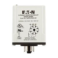 Eaton D65PLR480 Industrial Relays 190-500V 8-PIN PLUG-IN PH MONITOR RELAY