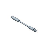 Amphenol LTW M803ML-8ML-SD010 Sensor Cables / Actuator Cables M8 Circular Metric Connector, A Code, Metal, 3A, 03 pins, Male Connector, Male Contact, Straight-to-Straight, Screw Thread, Overmolded Double Ended, Length 10000mm, IP67 Mated