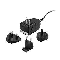 Cincon TR18RDM120-01G03 BK-BK VI Interchangeable Plugs 18W 12V 1.5A 2.1mm r/angle med