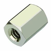 Harwin R40-1000602 Hex M4 x 6mm HEX SPACER BRASS 7mm A/F