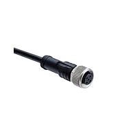 Amphenol LTW M12A-17BFFM-SL8D10 Sensor Cables / Actuator Cables M12 Circular Metric Connector, A Code, Metal, 1.5A, 17 pins, Female Connector, Female Contact, Straight, Screw Thread, Overmolded, Length 10000mm, IP68 / IP69K