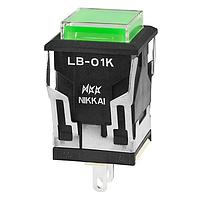 NKK Switches LB01KW01-5F05-JF Panel Mount Indicators / Switch Indicators INDICATOR GRN 5V LED