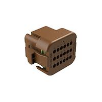 Amphenol SINE Systems ATV06-18SD-RR01 18-Way 18 POS PLUG SZ 16 Key D DBL RED SEAL